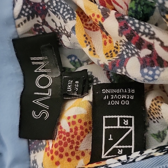 Saloni Holly Pink Margerite Midi Dress 8 - Picture 5 of 6